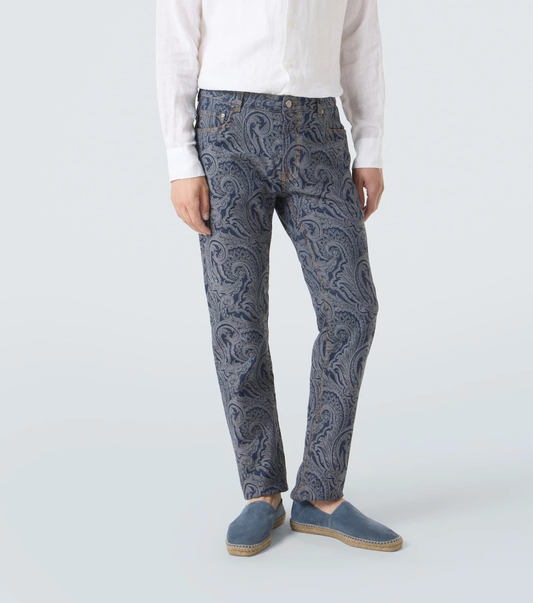 Etro - Roma paisley slim jeans