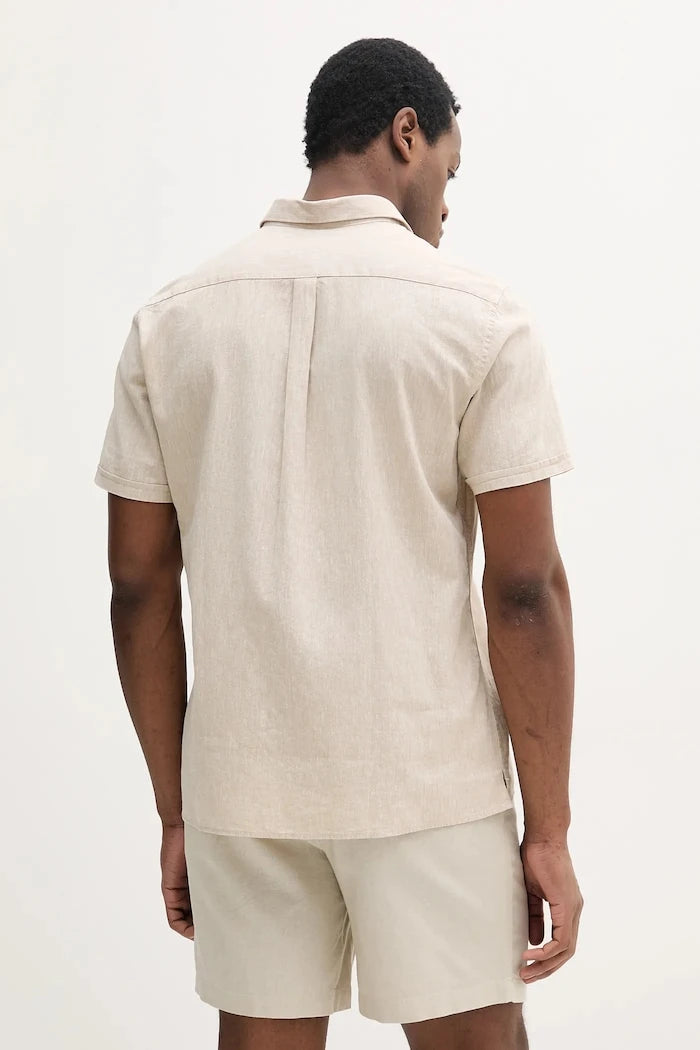 Barbour риза мъжка с лен Shirt Dept - Summer