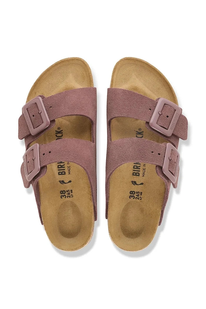 Birkenstock Kadın Süet Terlik Arizona Suede Cushion Buckle