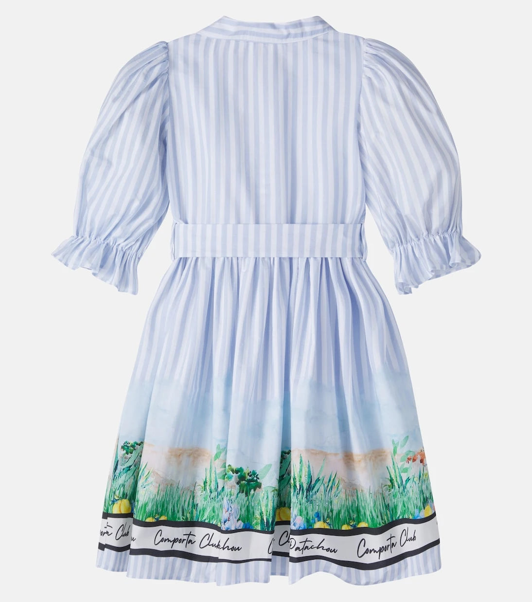 Patachou - Striped cotton shirt dress