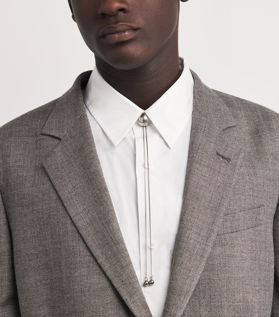 Lemaire Rattle Bolo Tie Necklace