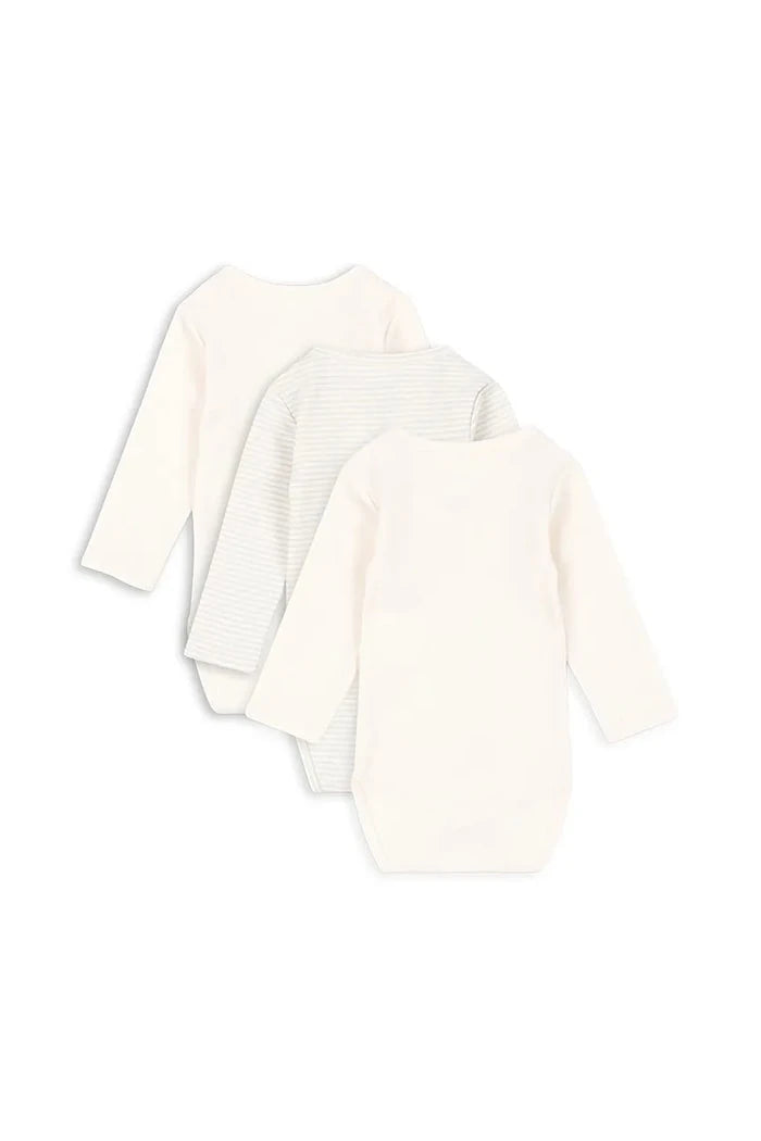 Fanga Fontana FIO STRIPE 3 PACK LS BODY OCS Bebek Badi (3 Parça)
