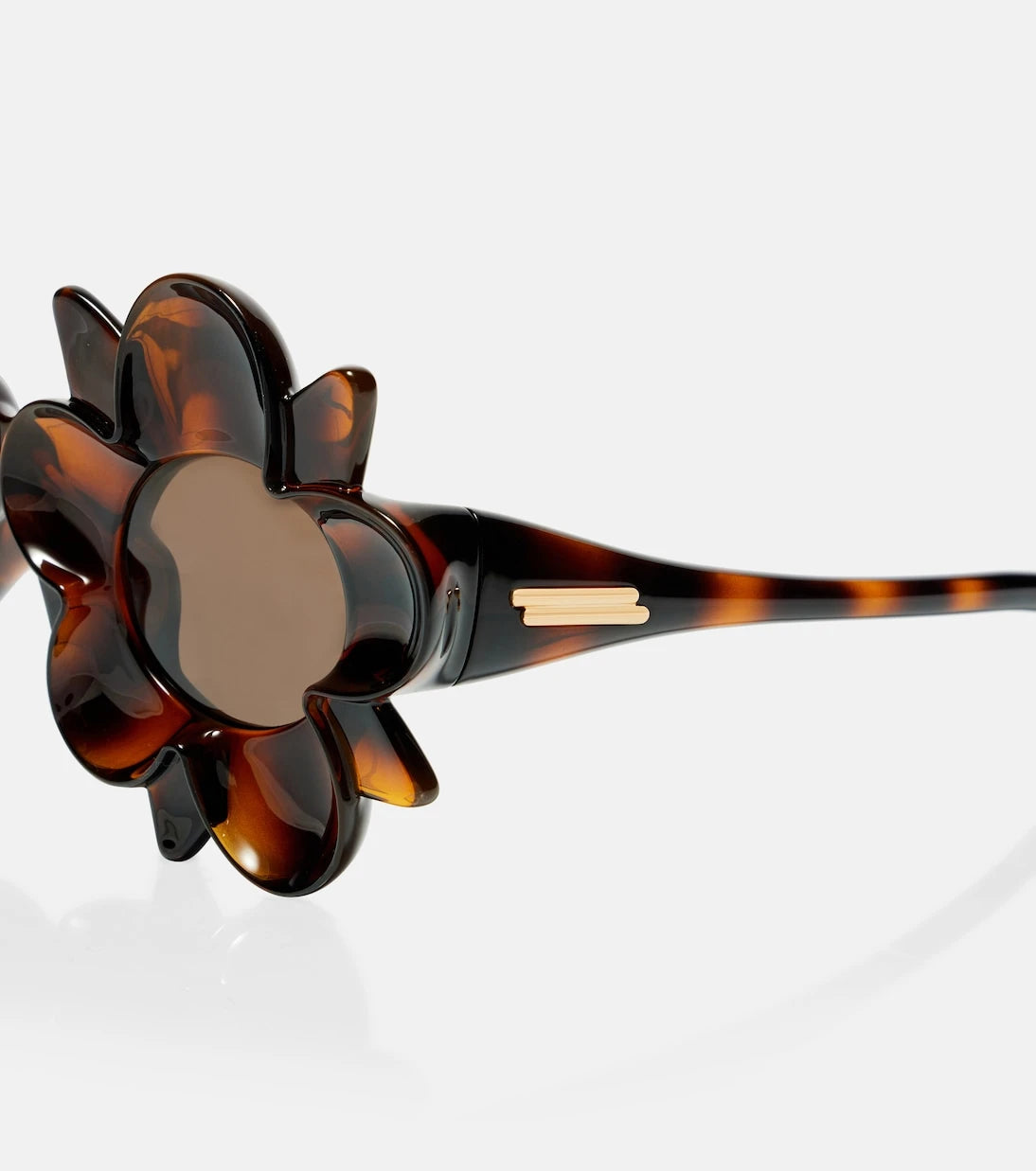Bottega Veneta - Peggy Flower round sunglasses