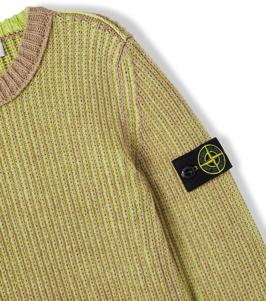 Stone Island Junior - كنزة صوف قطنية Compass