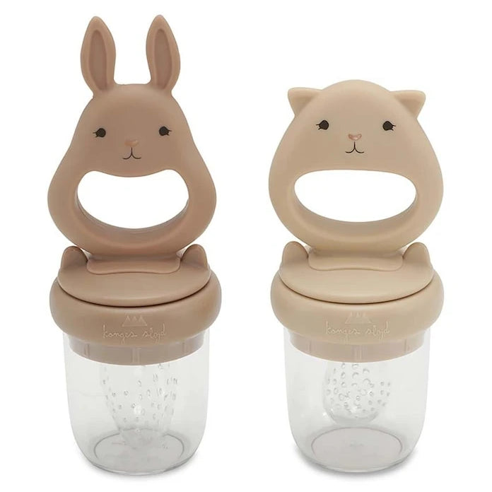 Плодова залъгалка Konges Sløjd (2 броя) SILICONE FRUIT FEEDING PACIFIER