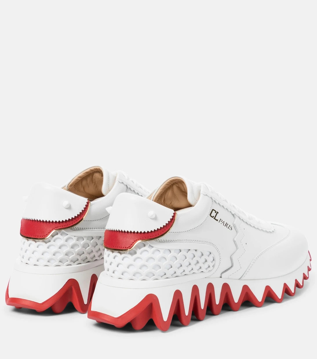 Christian Louboutin - Loubishark leather sneakers
