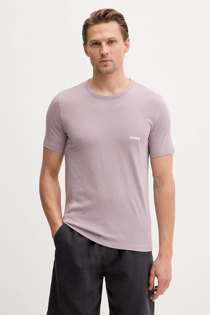 HUGO erkek pamuklu T-SHIRT RN TRIPLET P 3'lü