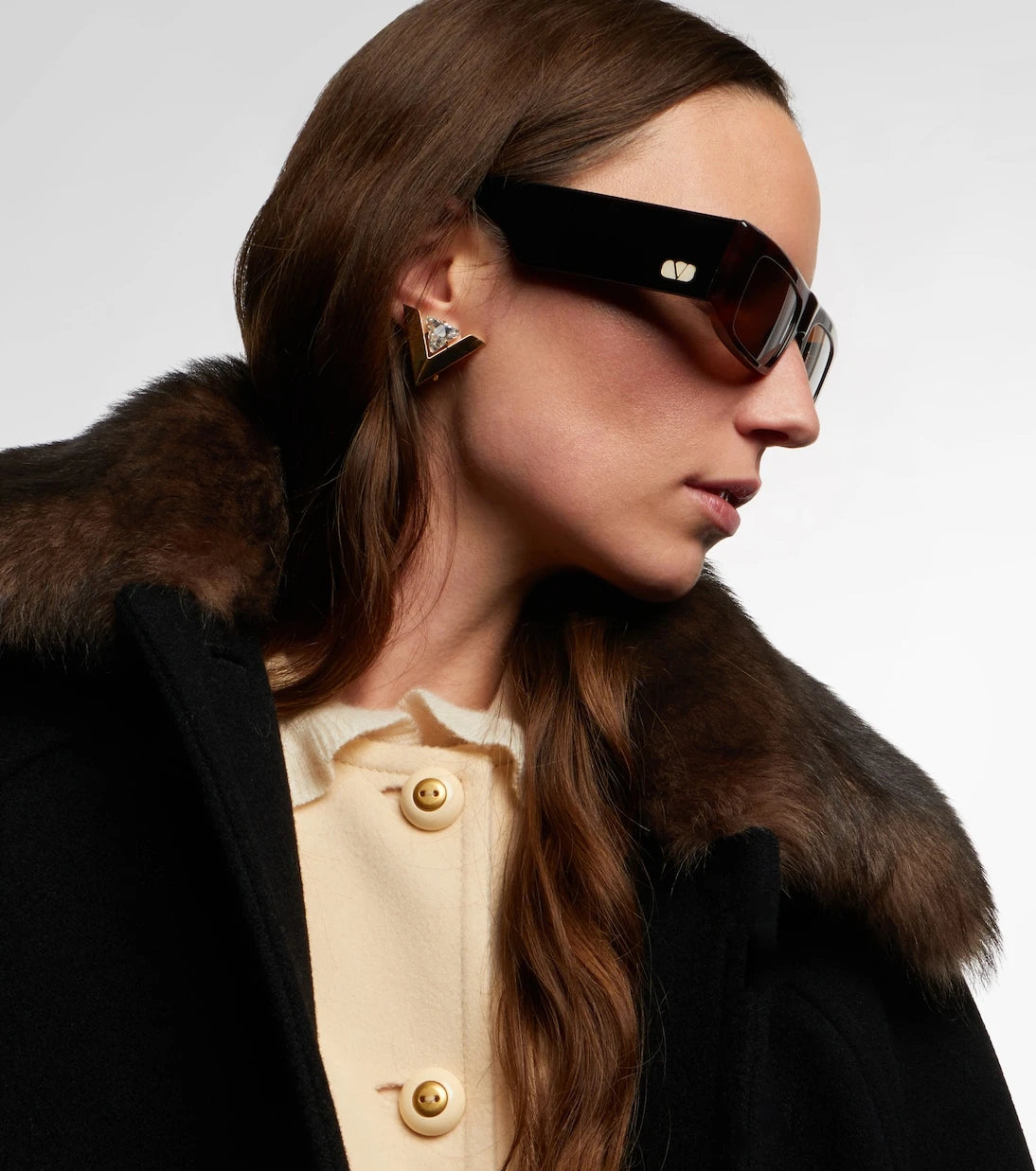 Valentino - VLogo flat-top sunglasses