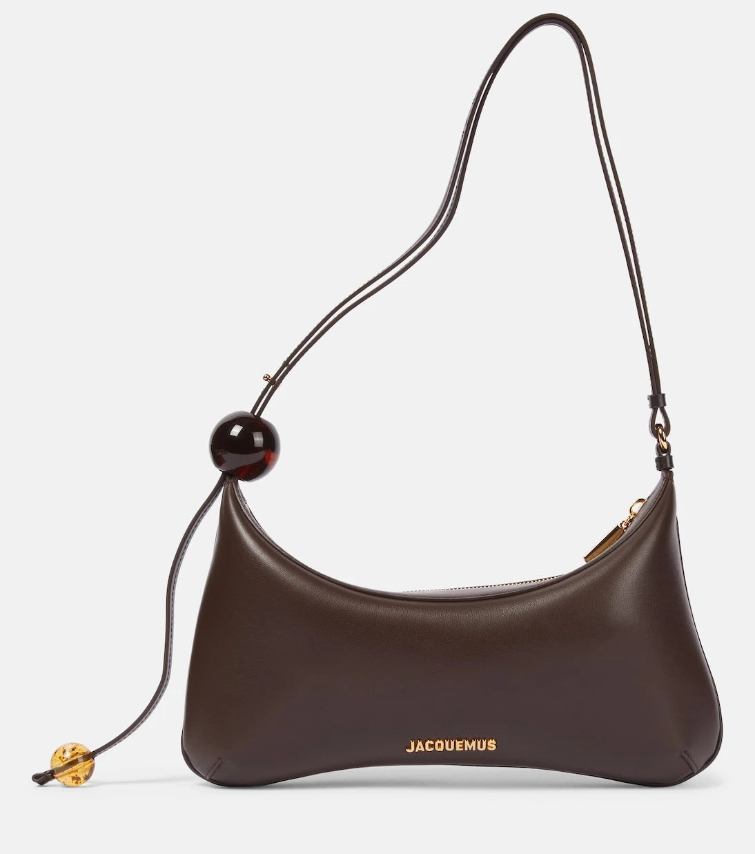 Jacquemus - Bisou Perle Large leather shoulder bag