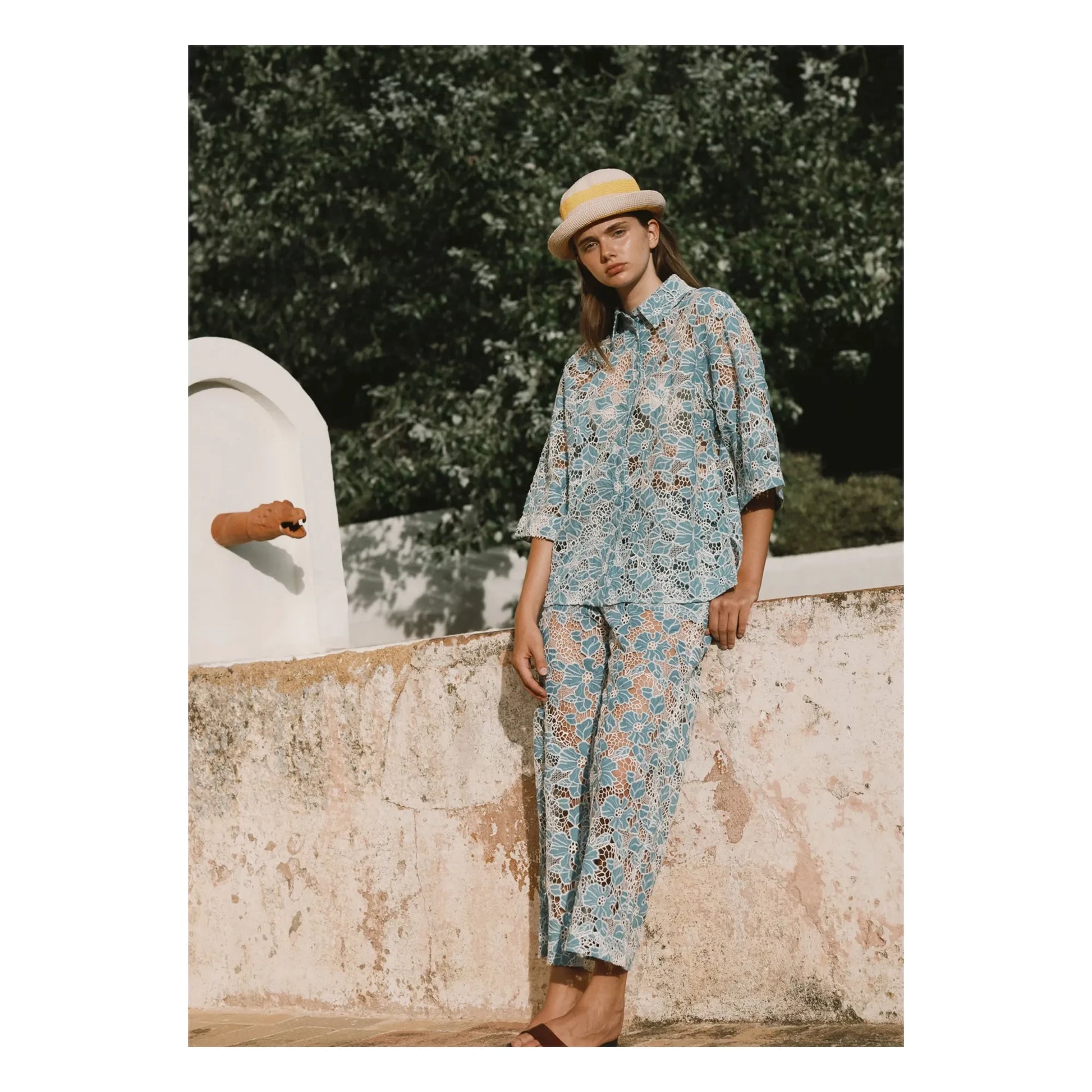 The Tiny Big Sister - Cotton shirt | Blue
