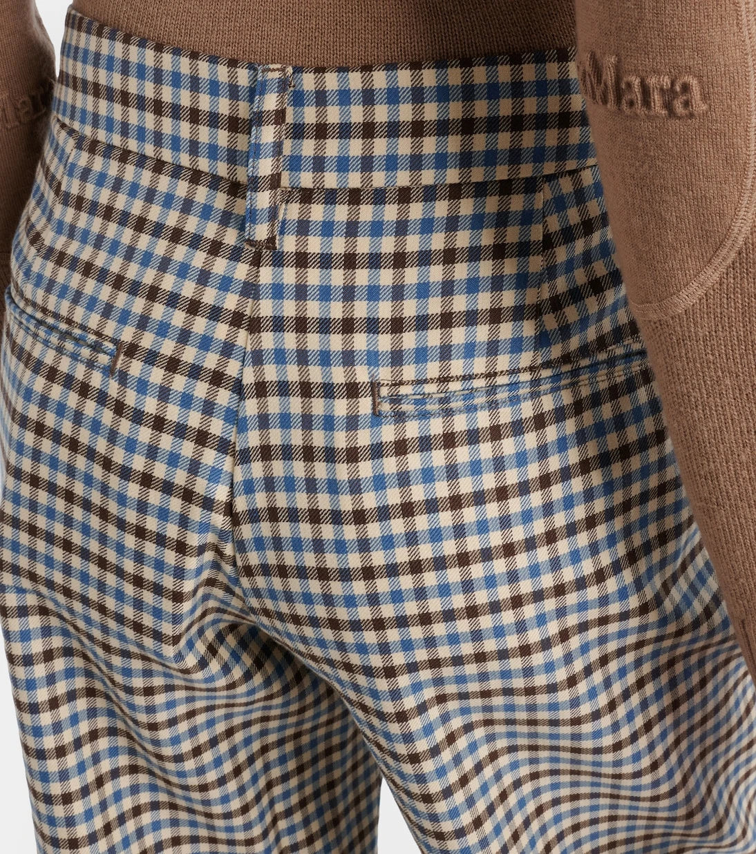 'S Max Mara - Michelle wool and cotton wide-leg pants