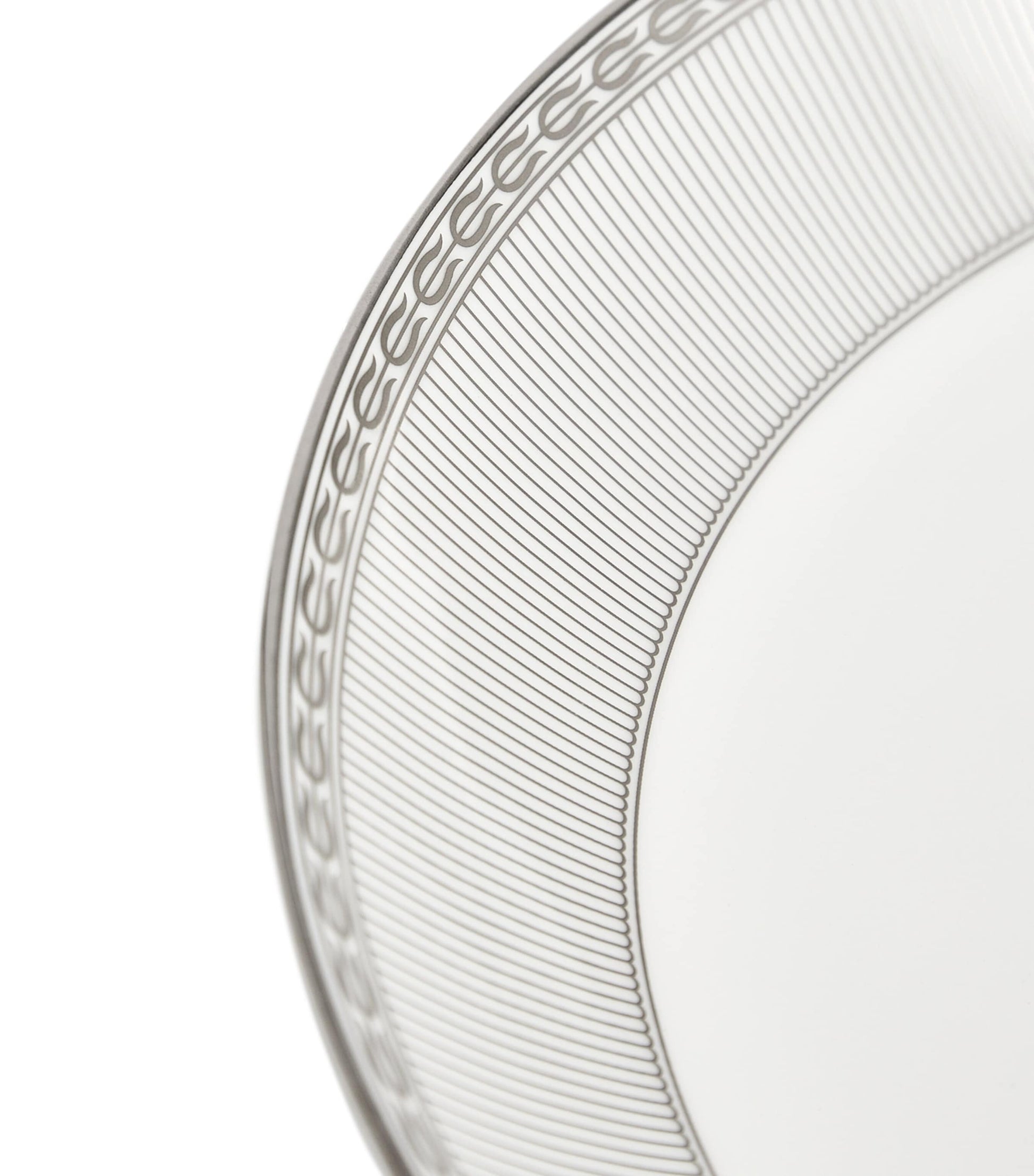 Silver Tonquin Deep Plate (22cm)