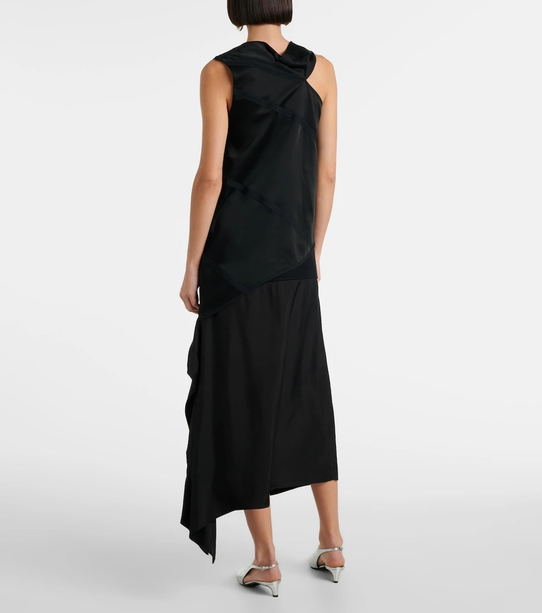 Jil Sander - Asymmetric satin top