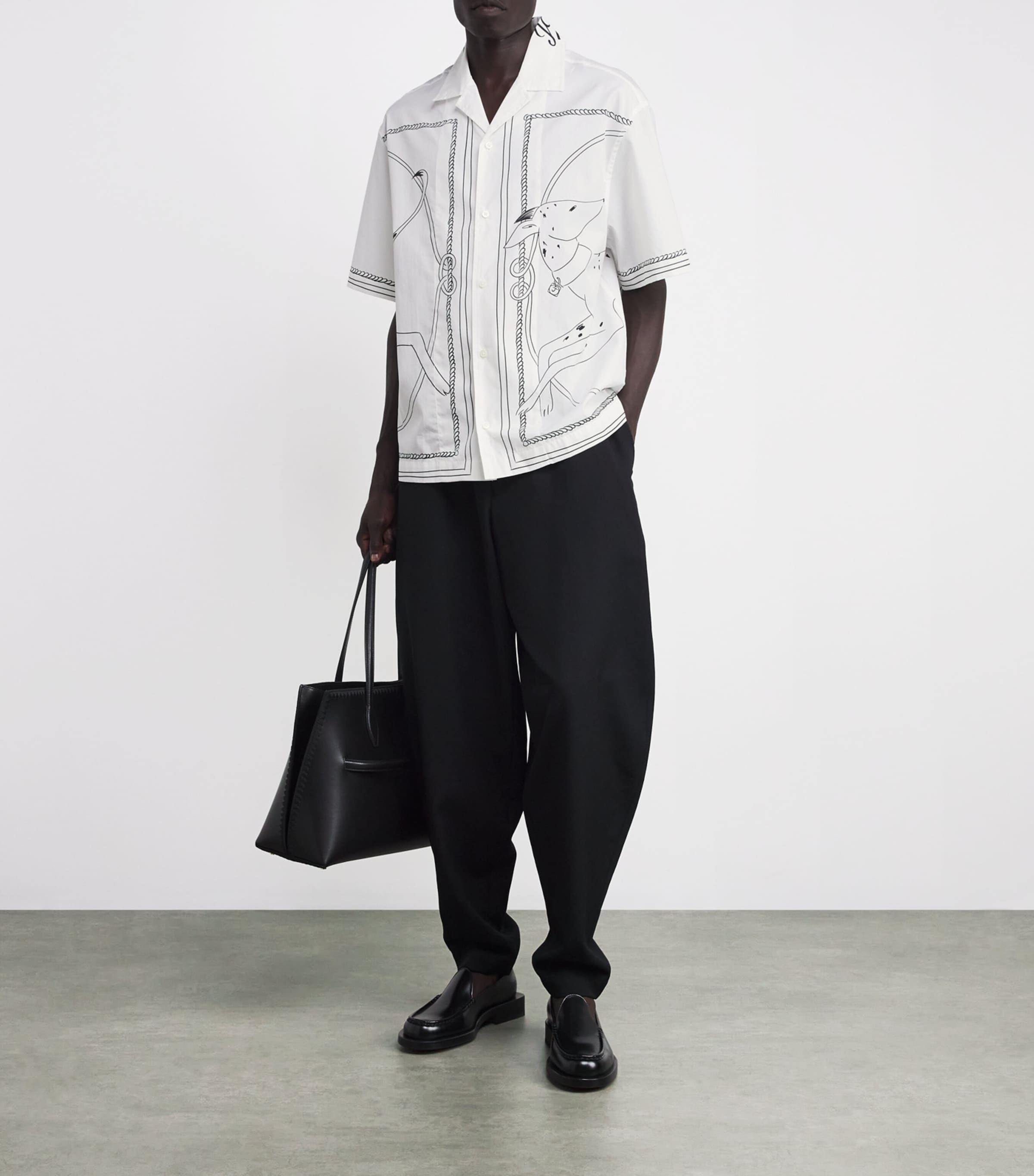 Cotton Illustration Shirt