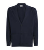 John Smedley Navy Merino Wool Autry Jacket