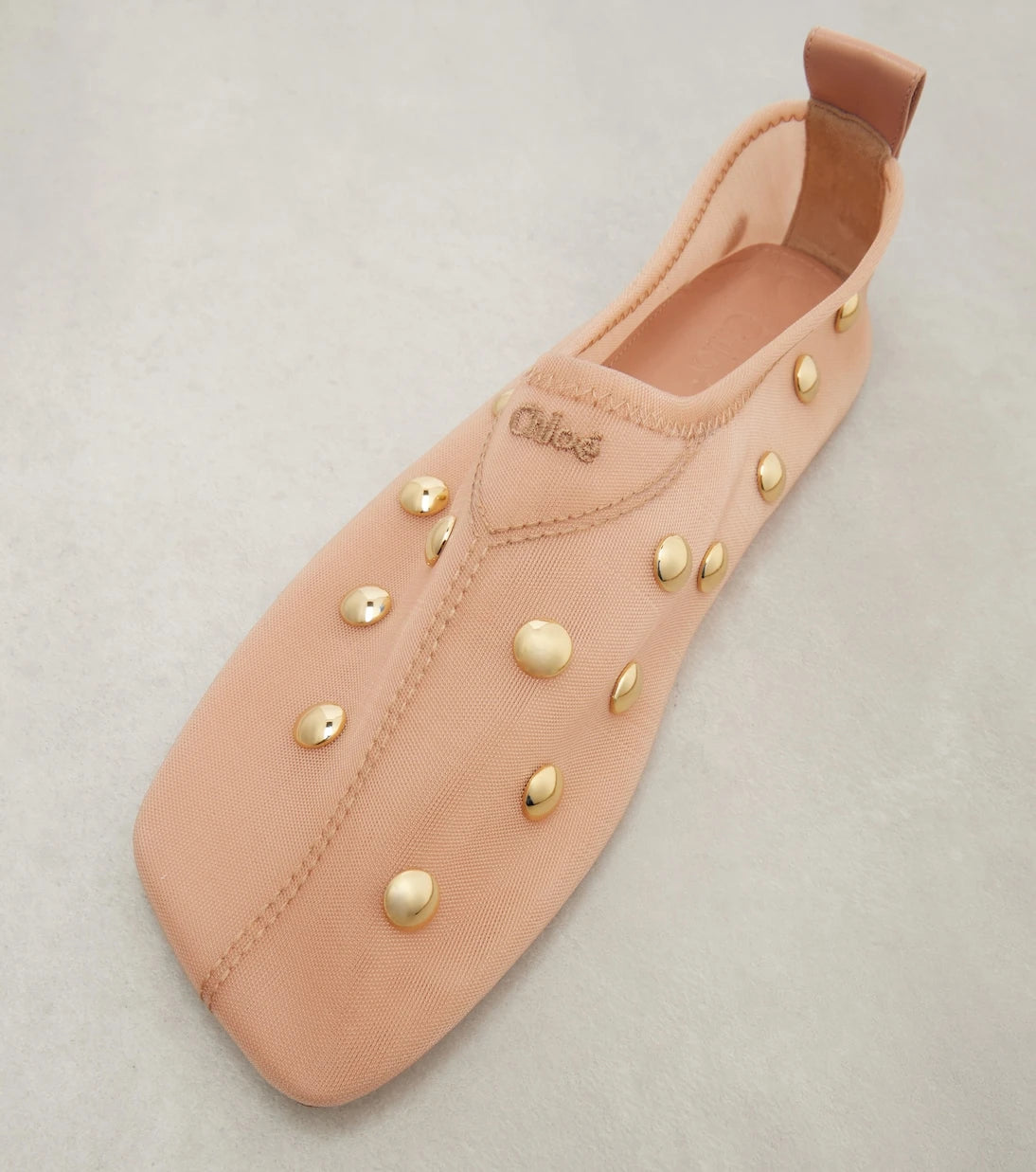 Chloé - Rita studded mesh flats