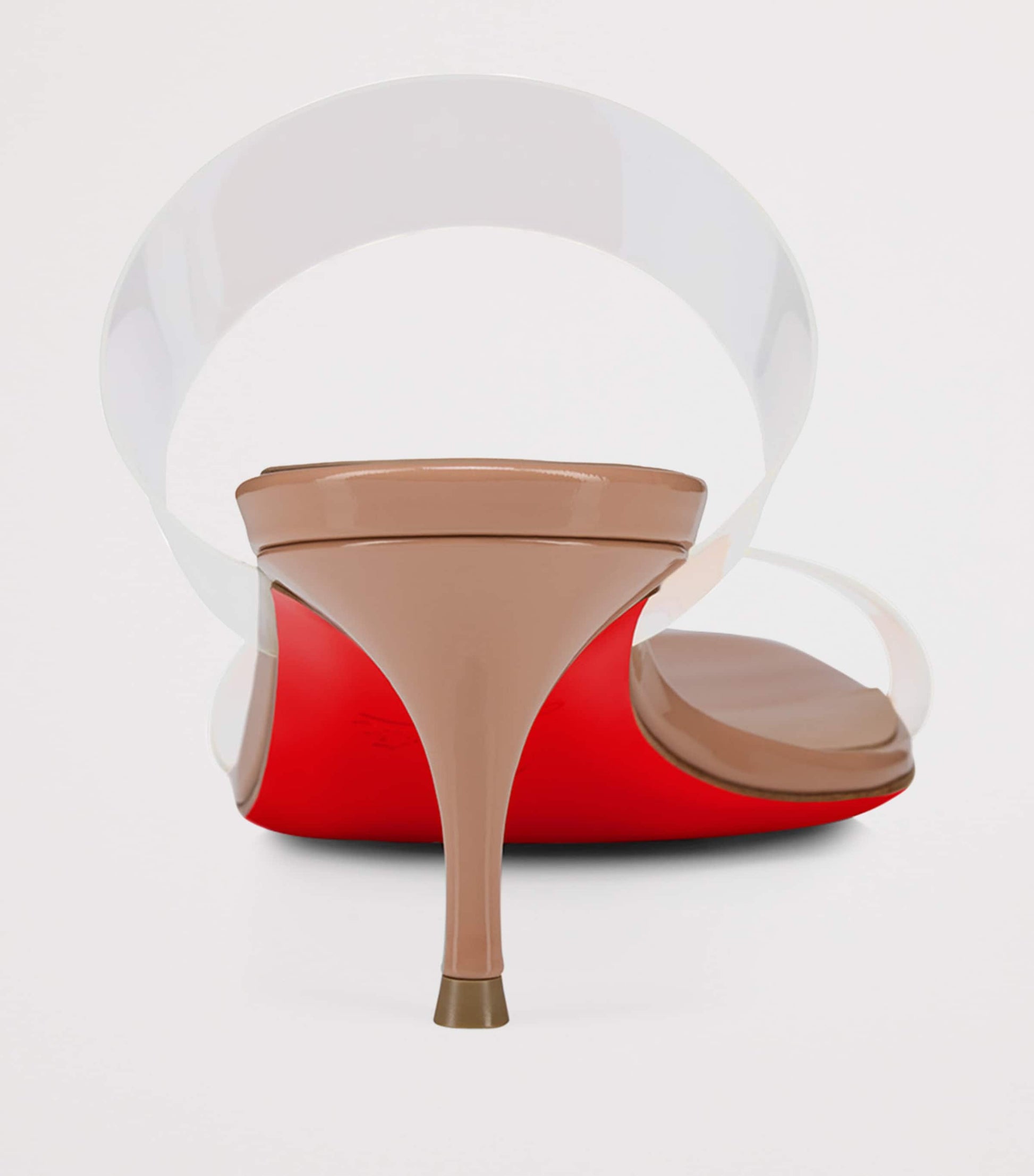 Christian Louboutin Nude Just Nothing Leather Heeled Sandals 55