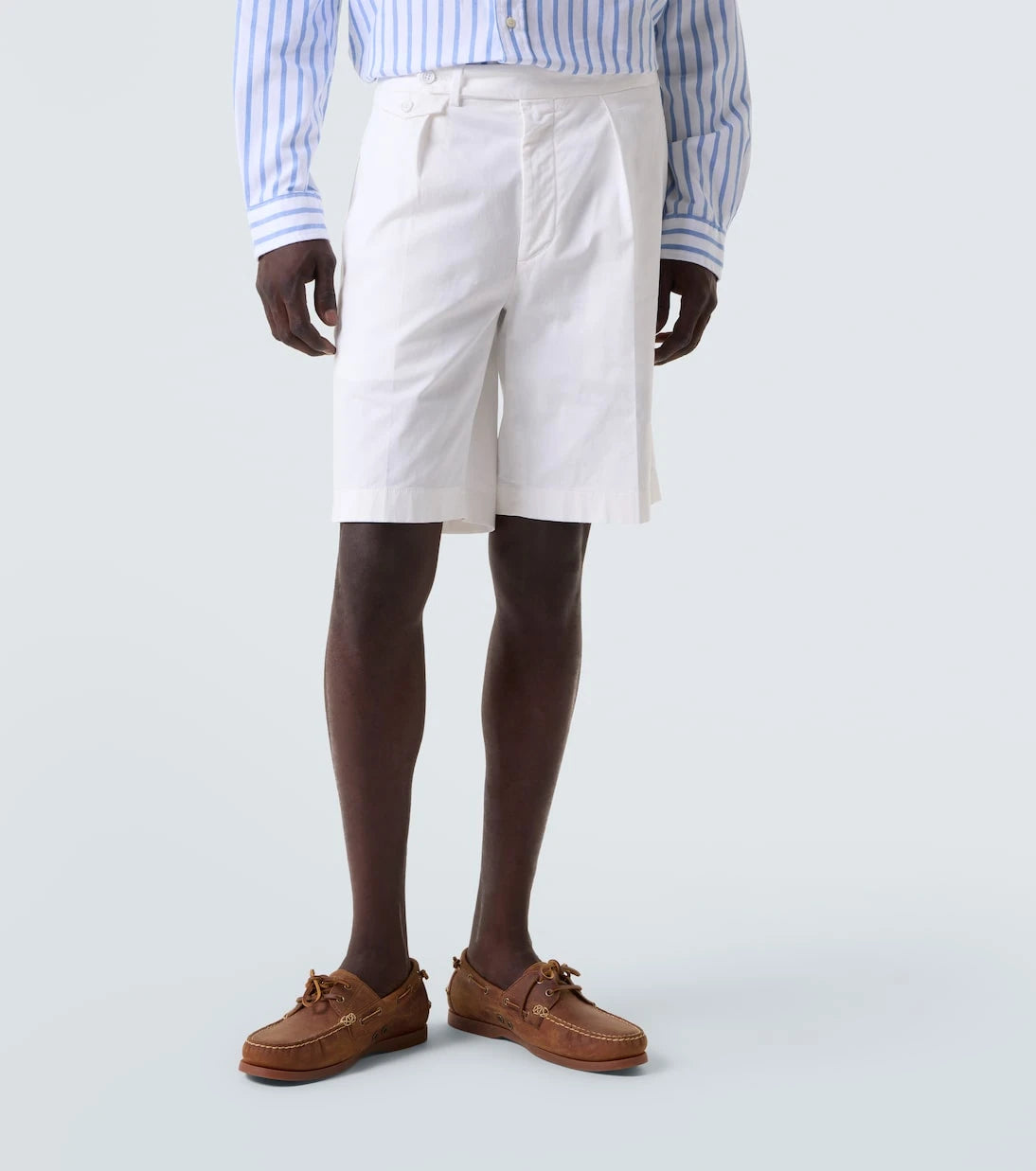 Ralph Lauren Purple Label - Cotton-blend Bermuda shorts