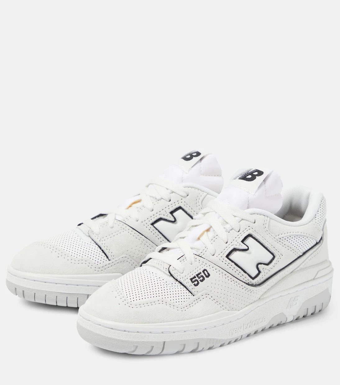 New Balance - حذاء سنيكرز 550 جلدي