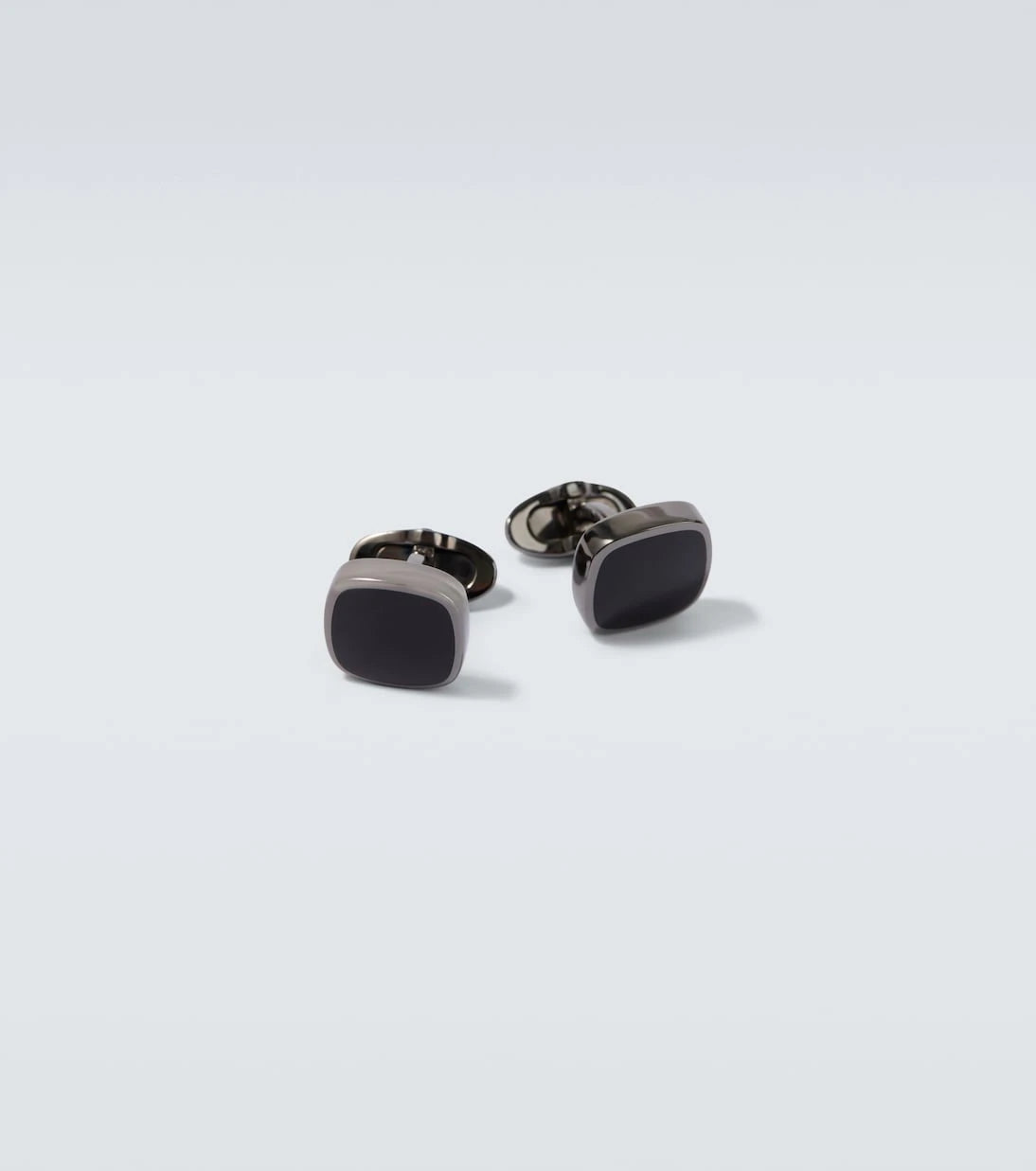 Giorgio Armani - 925 sterling silver and enamel cufflinks