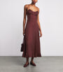 DÔEN Silk-Blend Rosaria Maxi Dress
