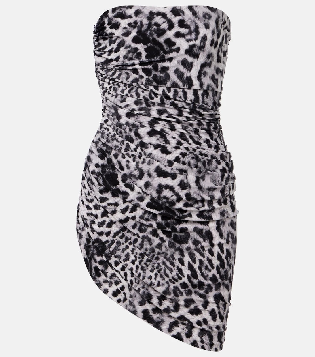 Norma Kamali - Diana Pickleball leopard-print minidress