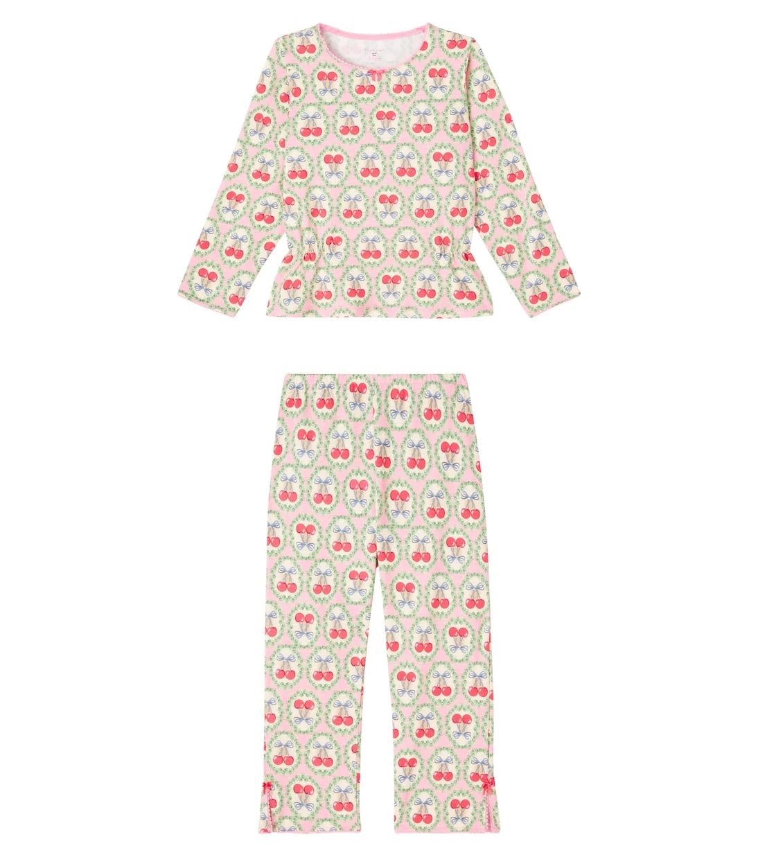 Konges Sløjd - Three printed cotton jersey top and pants set