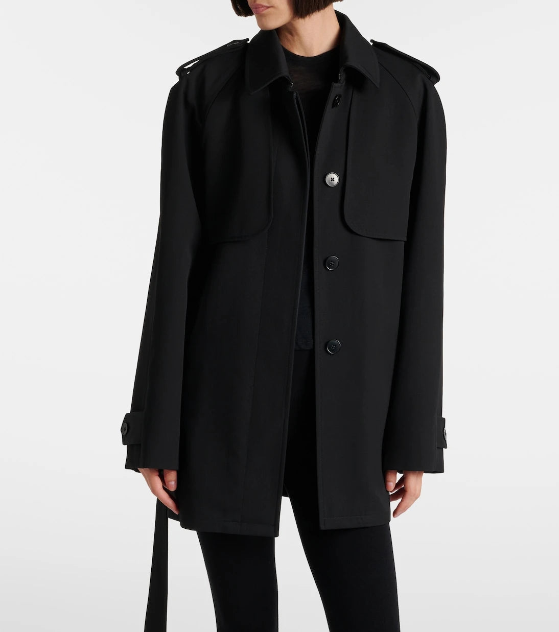 The Row - Usuaia belted virgin wool jacket