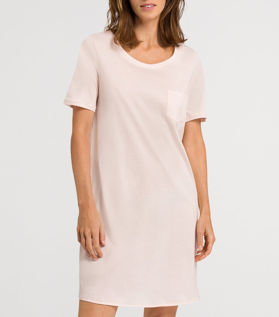 Hanro Neutral Cotton Deluxe Nightdress