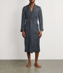 Wool Paisley Print Dressing Gown