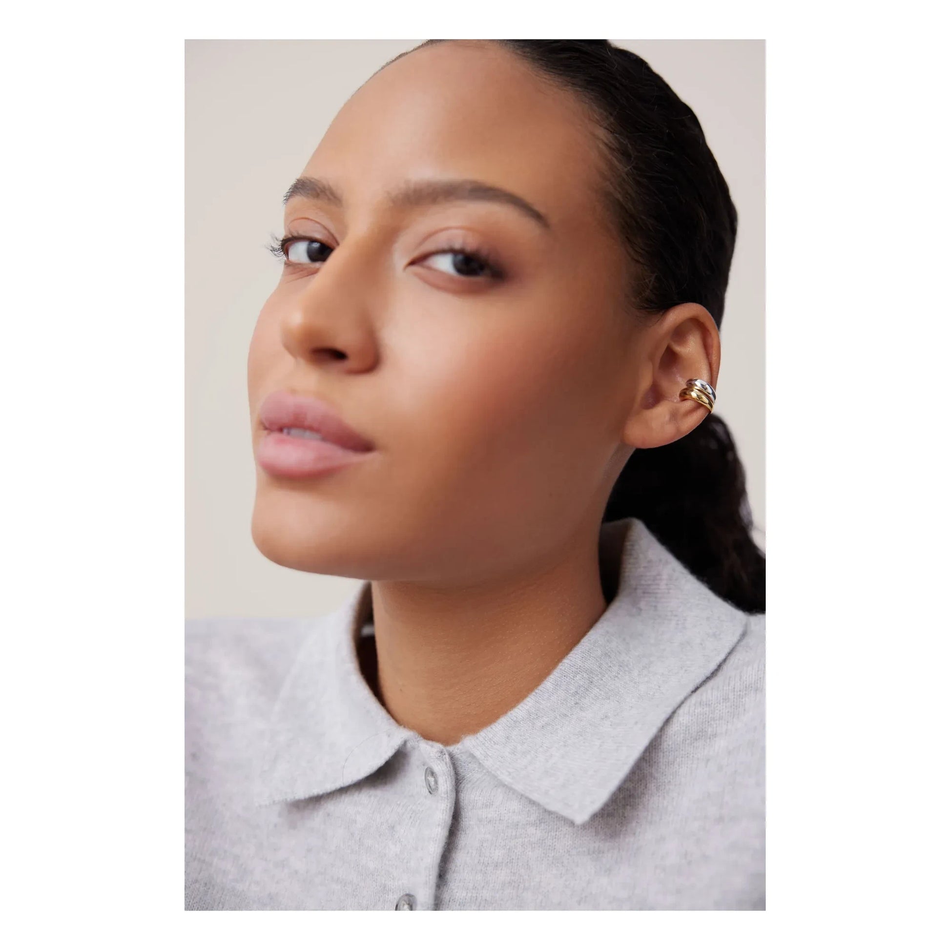 Jenny Bird - Earcuff Small Sila set | Gold/Silver