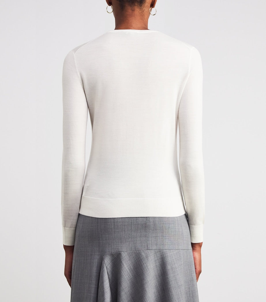 White Wool Sweater