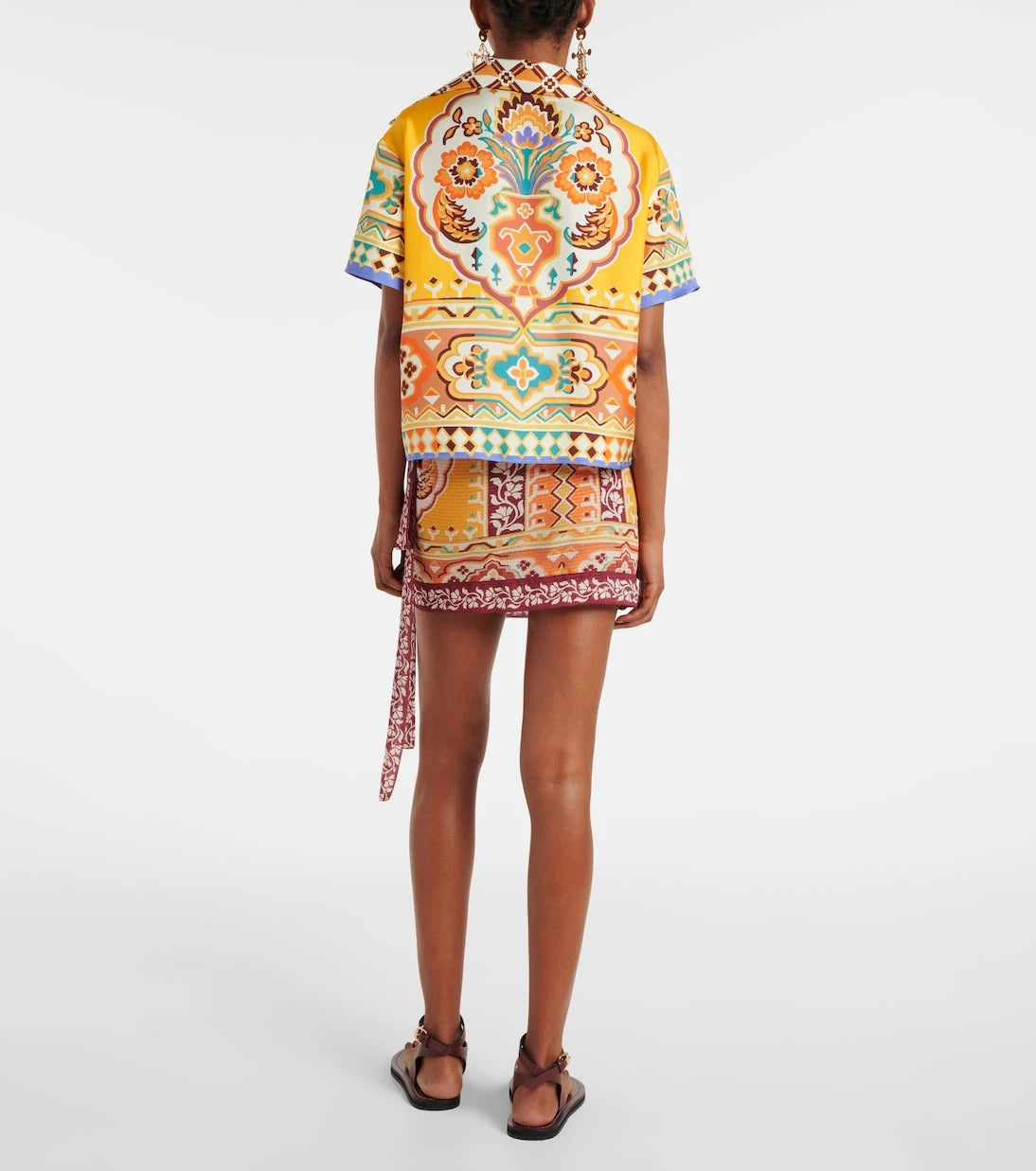 Etro - Printed silk shirt