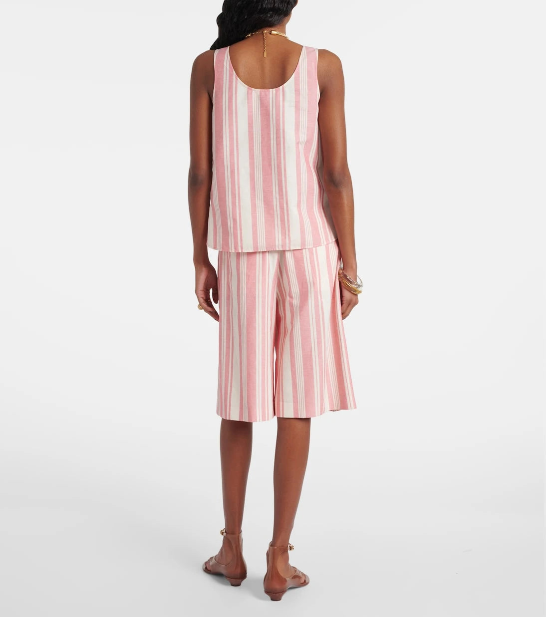 Chloé - Logo striped cotton top