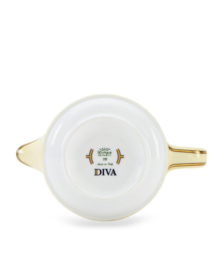 GINORI 1735 Porcelain Colonna Diva Giallo Milk Jug (300ml)