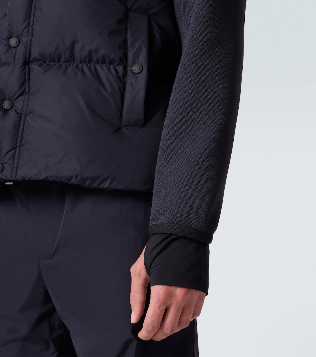 Moncler Grenoble - Down-paneled cardigan