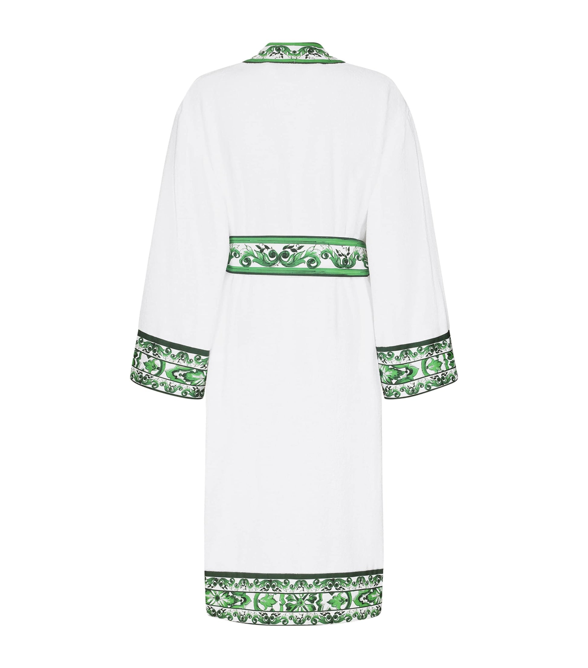 Dolce & Gabbana Casa Multi Cotton Terry Printed Bathrobe