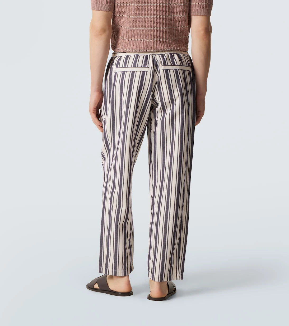 Orlebar Brown - Sonoran striped cotton straight pants