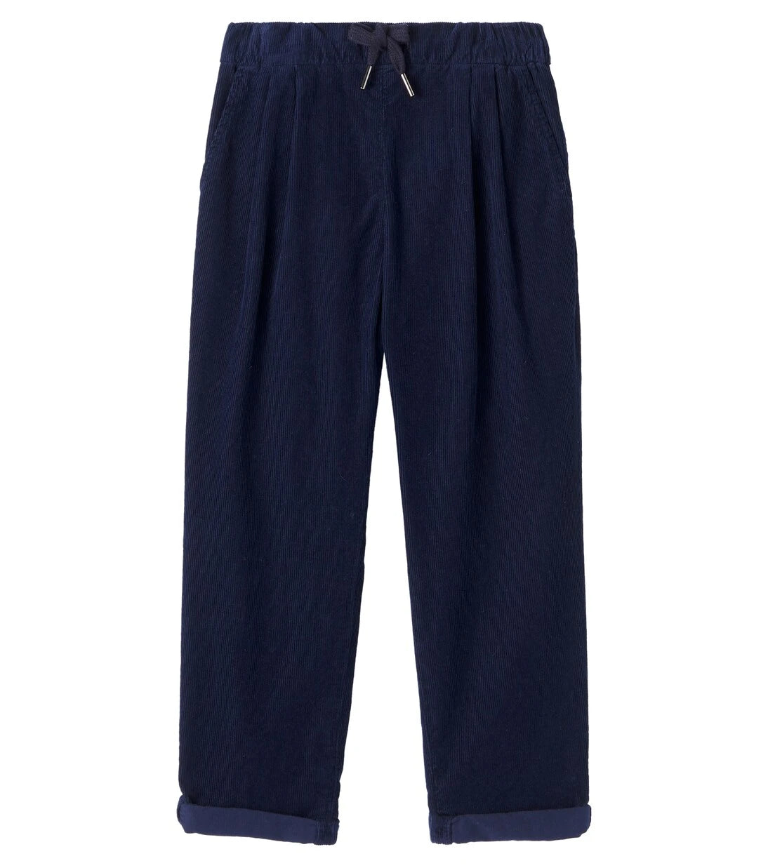 Brunello Cucinelli Kids - بنطال من القطن المخملي المضلع