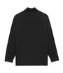 Saint Laurent Black Cotton-Linen Cassandre Overshirt