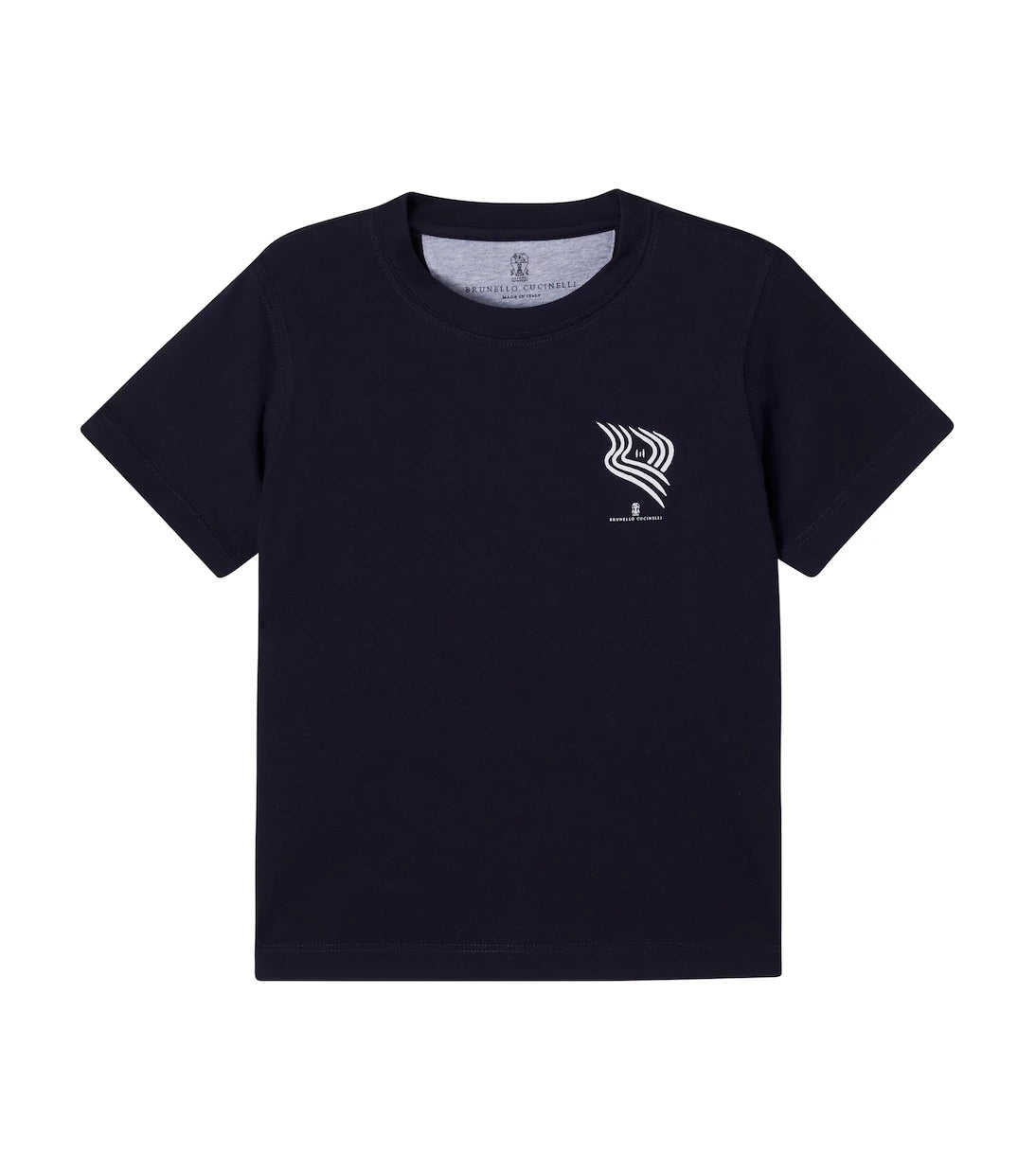 Brunello Cucinelli Kids - Logo cotton jersey T-shirt