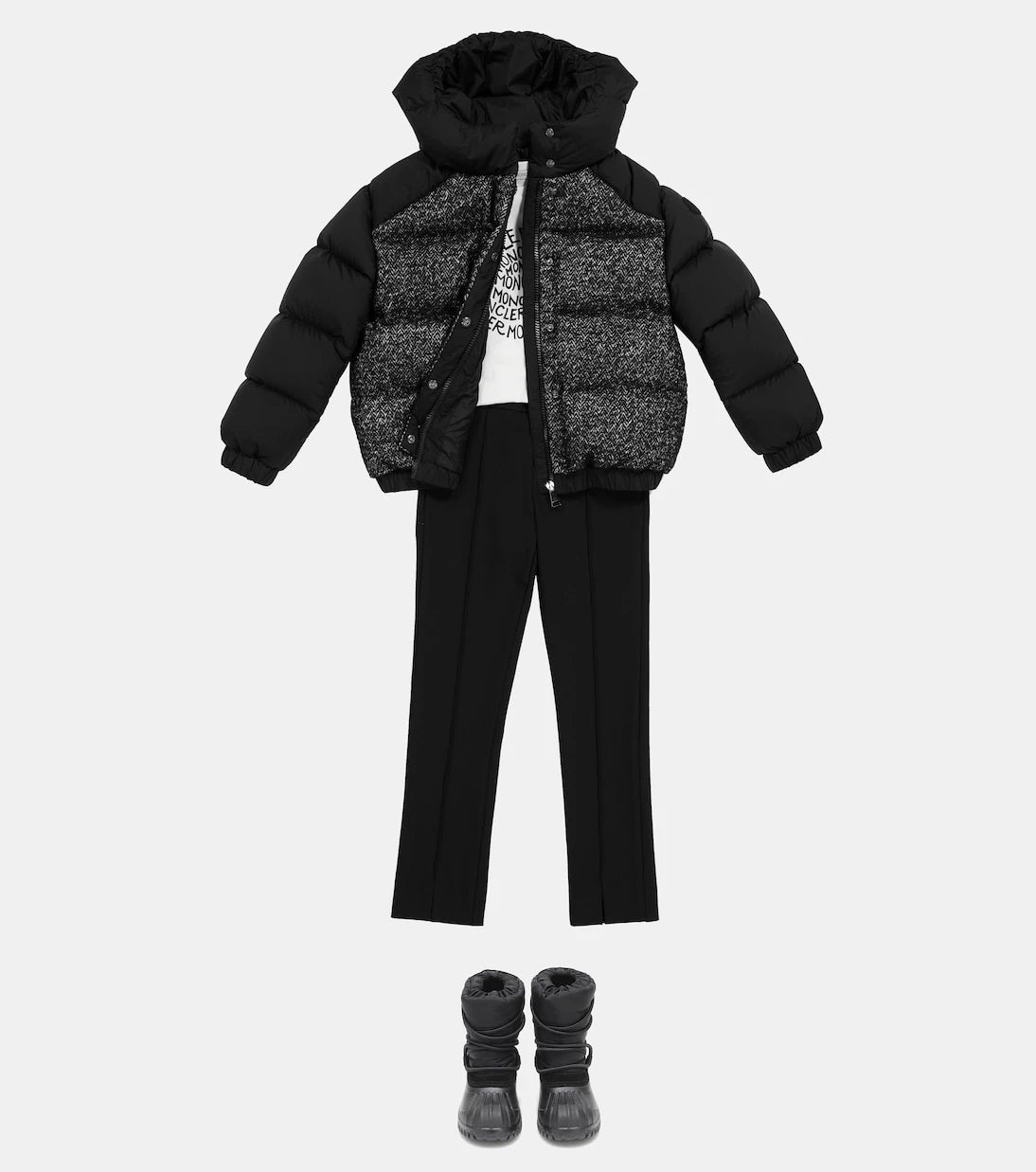 Moncler Enfant - Hanife metallic down jacket