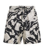 AMIRI Silk Floral Print Shorts