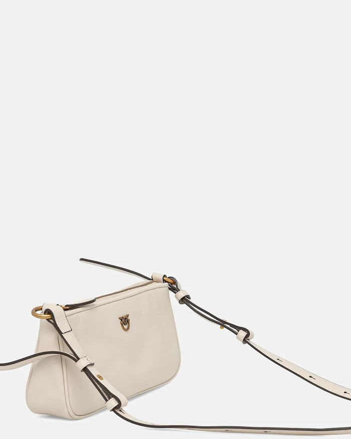 Pinko чанта crossbody дамска от кожа Horizontal