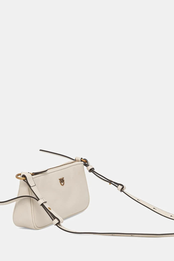 Pinko чанта crossbody дамска от кожа Horizontal