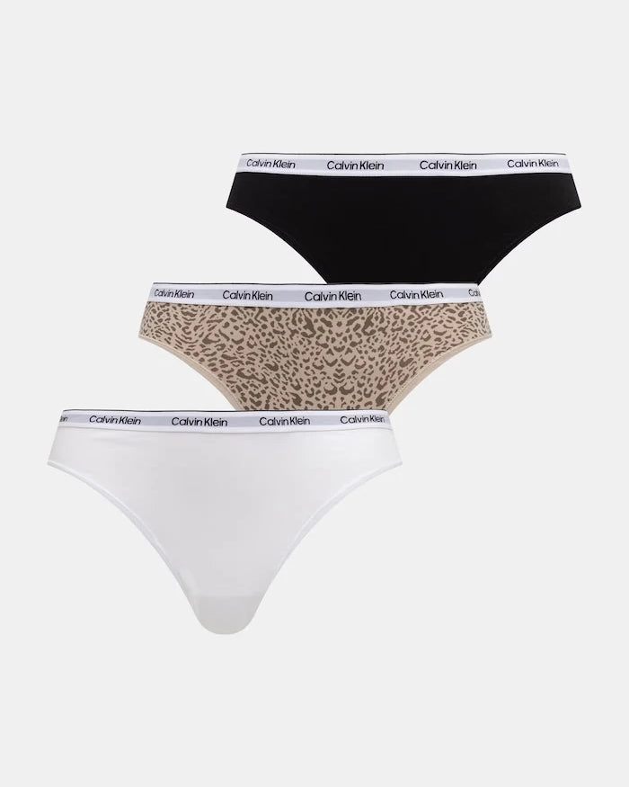 Calvin Klein Underwear Kadın Brezilya Tipi Bikini 3'lü
