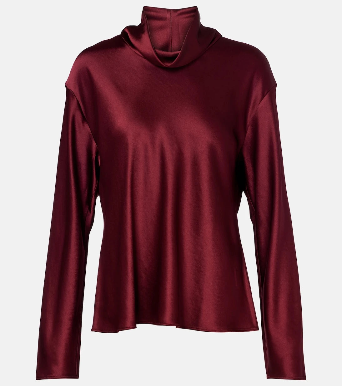 Leset - Barb satin turtleneck top