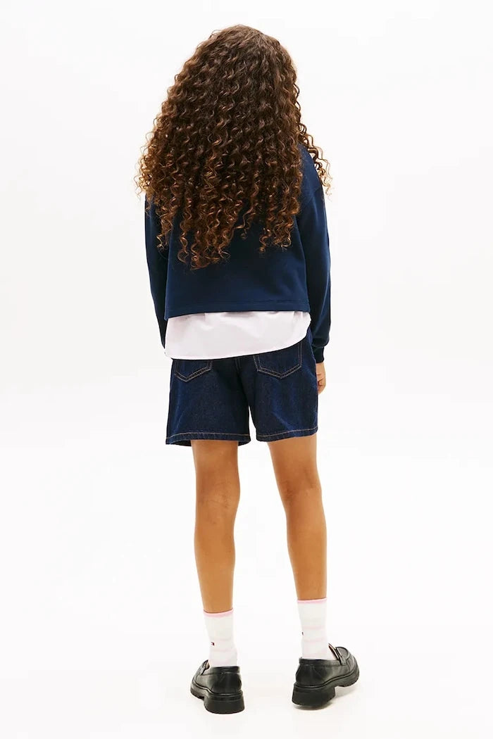 Tommy Hilfiger çocuklar için pamuklu sweatshirt