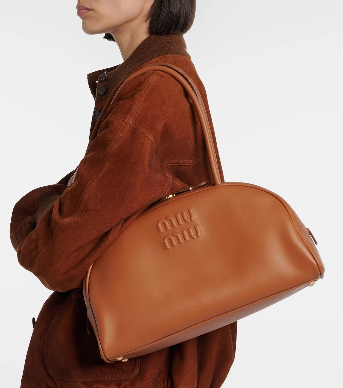 Miu Miu - Beau Large leather shoulder bag