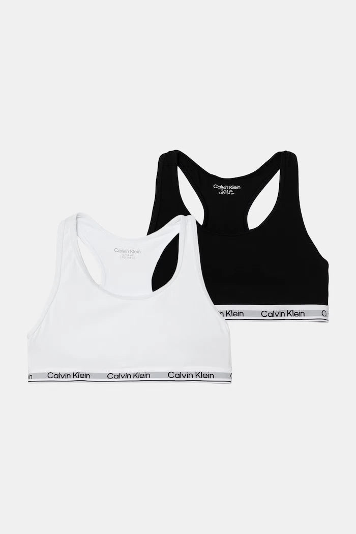 Calvin Klein Underwear pamuk ve elastan çocuk sütyeni 2’li